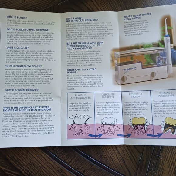 Hydro Floss Oral Dental Irrigator Flosser NEW - Picture 4 of 4